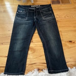 Hydraulic capri jeans size 9/10